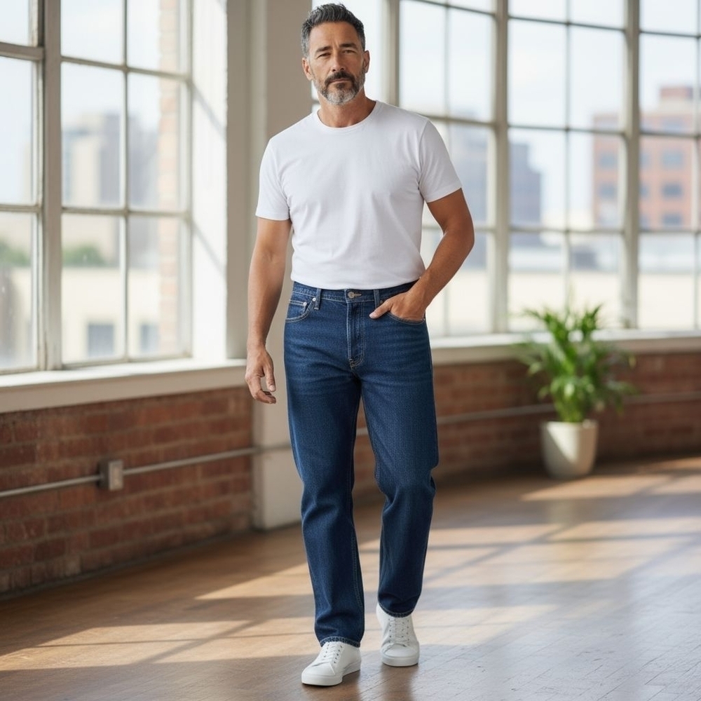 Dickie's Men's 5 Pocket Work Jeans Relaxed Fit Straight Leg New with Tags 34x34